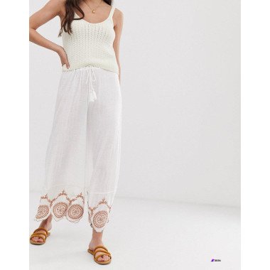 ASOS DESIGN Womens Maternity White  Trouser AMF765