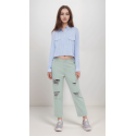 ASOS Design Womens Mint Green Jeans 101300910 AMF78