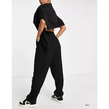 Asos Design Womens Black Mom Trouser ANF1440