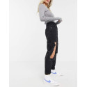 Asos Design Womens Black Petite Original Mom Jeans ANF2393