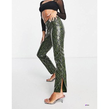 ASOS DESIGN  Womens Green Trouser  AMF2540