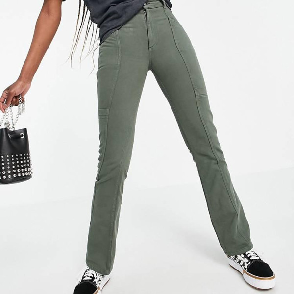 ASOS DESIGN Womens Khaki Jeans 101241712 AMF759 ASOS DESIGN Womens Khaki Jeans 101241712 AMF759