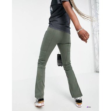 ASOS DESIGN  Womens Khaki Jeans 101241712 AMF759