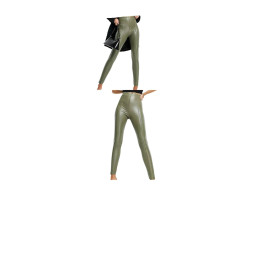 ASOS DESIGN  Womens khaki Leather Legging  ANF2321