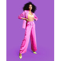 ASOS DESIGN  Womens Pink Wide Trouser  ANF2313