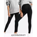 Asos Design Maternity Womens 2Pack Black Legging ANF1472 Asos Design Maternity Womens 2Pack Black Legging ANF1472
