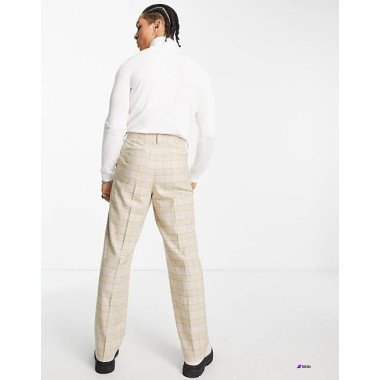 Asos Design Womens Beige Trouser ANF508