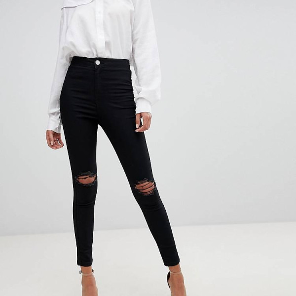 ASOS Design Womens Black Jeans 100147013 AMF535