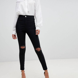 ASOS Design Womens Black Jeans 100147013 AMF535