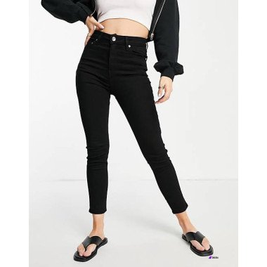 ASOS Design Womens Black Jeans AMF475