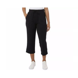 32 Degrees Cool Womens Capri Pull-On Black Pants ABF5187