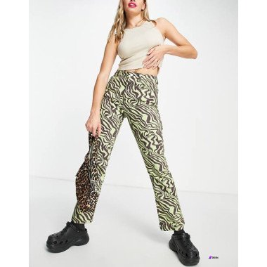 ASOS  Design  Womens Multicolor Flare  Jeans ANF2314