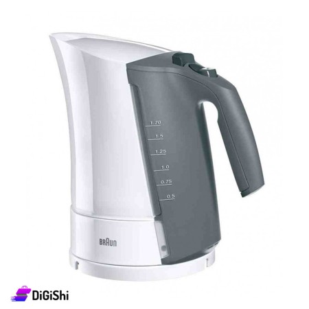 إبريق كهربائي سعة 1.7 ليتراستطاعة 2200 واط  BRAUN الموديل WK300 Muliquick 3