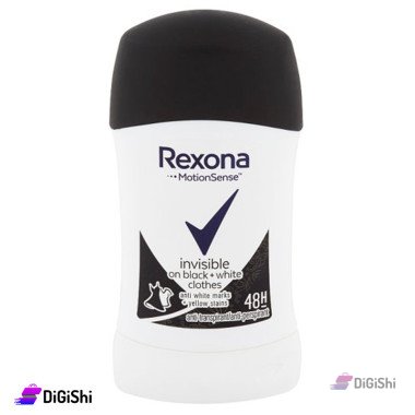 Rexona Invisible On black + White Clothes Antiperspirant Stick for Women