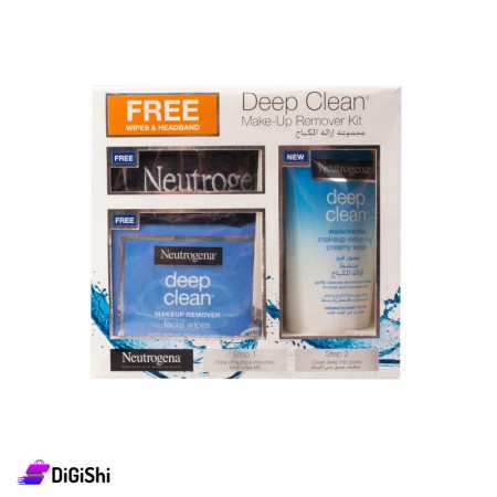مجموعة إزالة المكياج Neutrogena Deep Clean