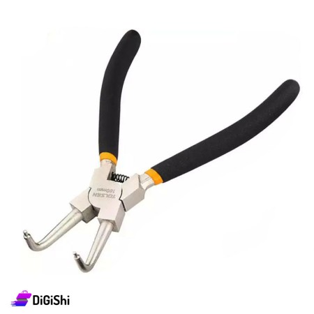 TOLSEN Bent Internal Circlip Close Pliers 180mm 7"