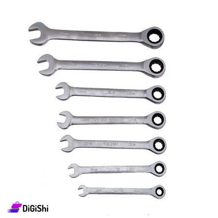 Tolsen Combination Ratchet Spanners Set 15229