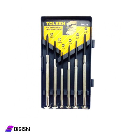 TOLSEN 20031 6PCS PRECISION SCREWDRIVER SET