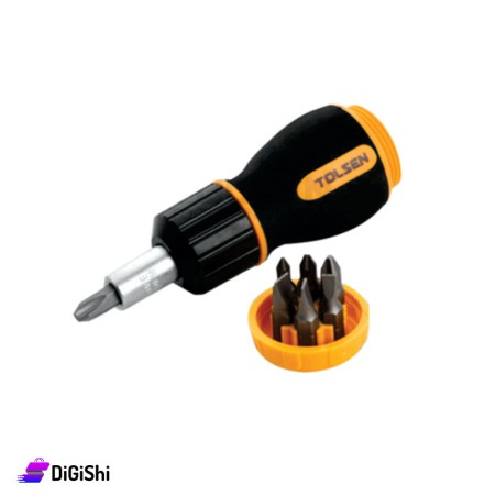 مجموعة مفك براغي 7 قطع قابلة للتبديل TOLSEN 20033