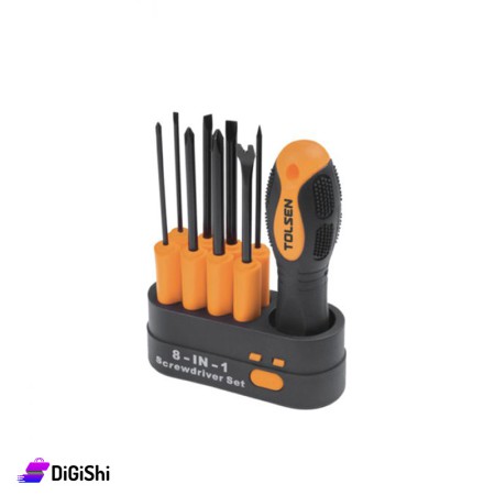TOLSEN 20039 8-IN-1 SCREWDRIVER SET