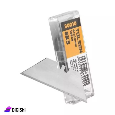 TOLSEN 10PCS Blade Set 61 * 19 * 6.0 mm