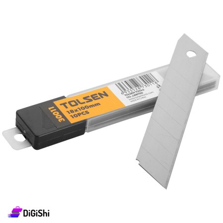 TOLSEN 10PCS Blade Set 100 * 18 * 5.0 mm