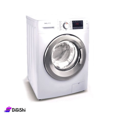 غسالة أوتوماتيك ماركة HILIFE موديل HL814W وزن 8كغ