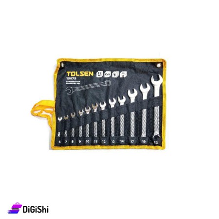 TOLSEN 12Pcs Combination Spanners Set