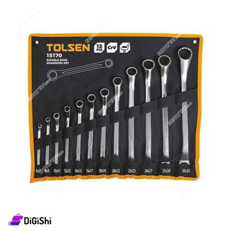 مجموعة مؤلفة من 12 قطعة مفتاح حلق TOLSEN