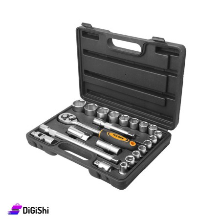 TOLSEN 22Pcs Socket Set  1/2″