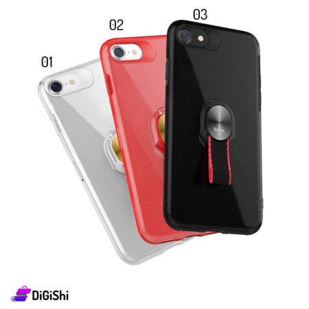 hoco Ousong series weaved finger holder case for iPhone 7/8 - With Canvas Belt