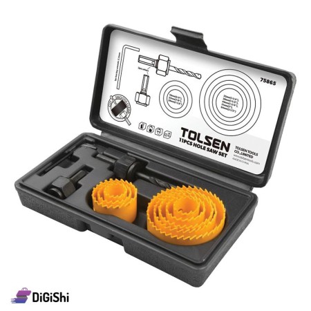 TOLSEN 11Pcs Hole Saw Set