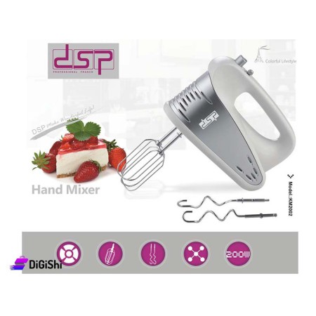 dsp Model KM2002 Electric Hand Mixer