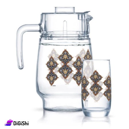 Jug Set With Glasses Luminarc Endura