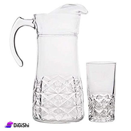 Jug Set With Glasses Luminarc Sancy