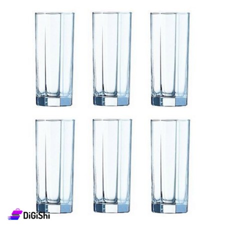 دزينة كاسات زجاج طويلة Luminarc Octime