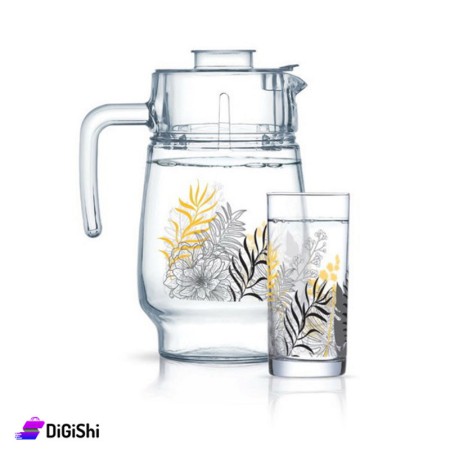 Jug set with glasses Luminarc Palm Spring