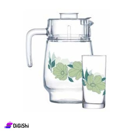 Jug set with glasses Luminarc Paradise