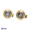 Men's HERMES Golden Cufflinks