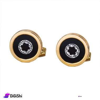 MONTBLANC Golden Cufflinks
