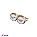Men's GIORGIO ARMANI Golden Cufflinks