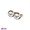 Men's GIORGIO ARMANI Golden Cufflinks