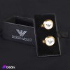 Men's GIORGIO ARMANI Golden Cufflinks