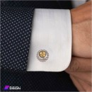 Men's Calvin Klein Silver Cufflinks