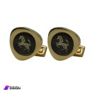 Men's Ferrari Golden Cufflinks