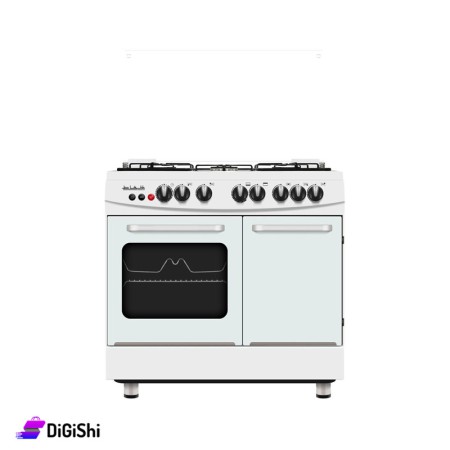 ALHAFEZ Gas Oven 5 Heads Gas-Electric HC95SWGER