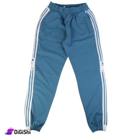 Scuba Crepe Pants Blue
