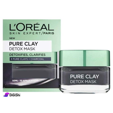 L'OREAL PARIS Pure-Clay with CharcoalMask