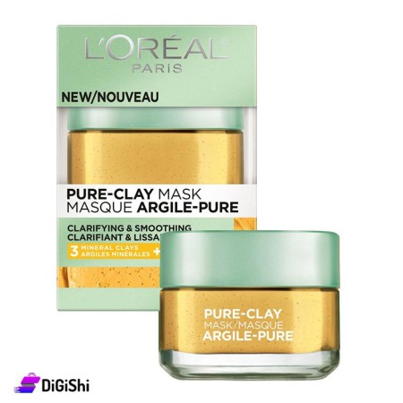 L'OREAL PARIS Pure-Clay with Lemon Extract Mask