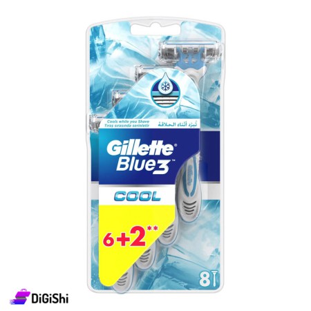 Gillette Blue3 Cool Disposable Razors for Men
